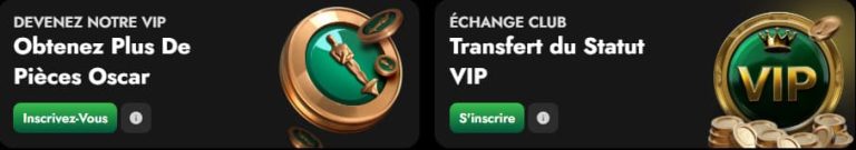 Oscarspin Casino club VIP