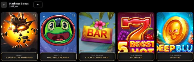 Oscarspin Casino machines à sous
